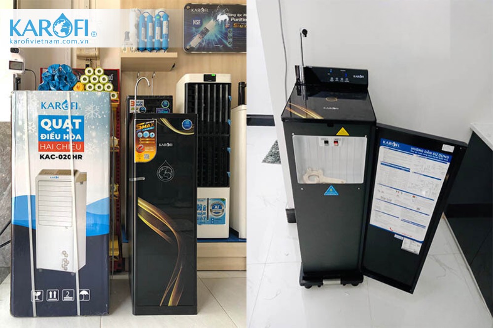 Máy lọc nước nóng lạnh Karofi KAD-D68 - Máy lọc nước 1 vòi bán chạy hàng đầu