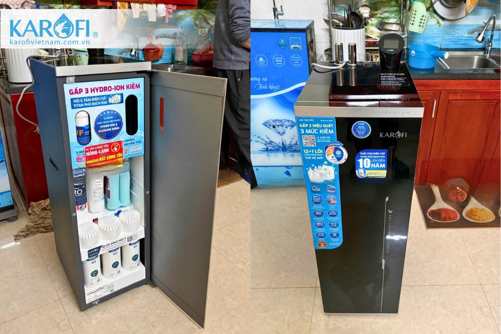 Máy lọc nước nóng lạnh Karofi KAE-S86 PRO - nước tốt cho sức khoẻ