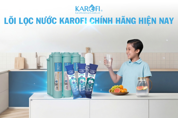 Các loại lõi lọc nước Karofi chính hãng hiện nay