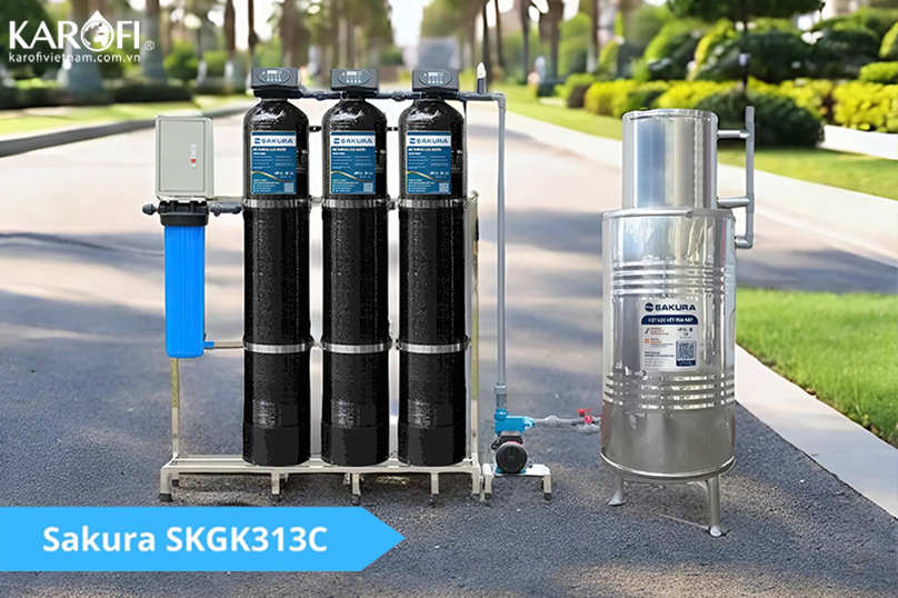 Lọc nước giếng khoan sinh hoạt Sakura SKGK313C