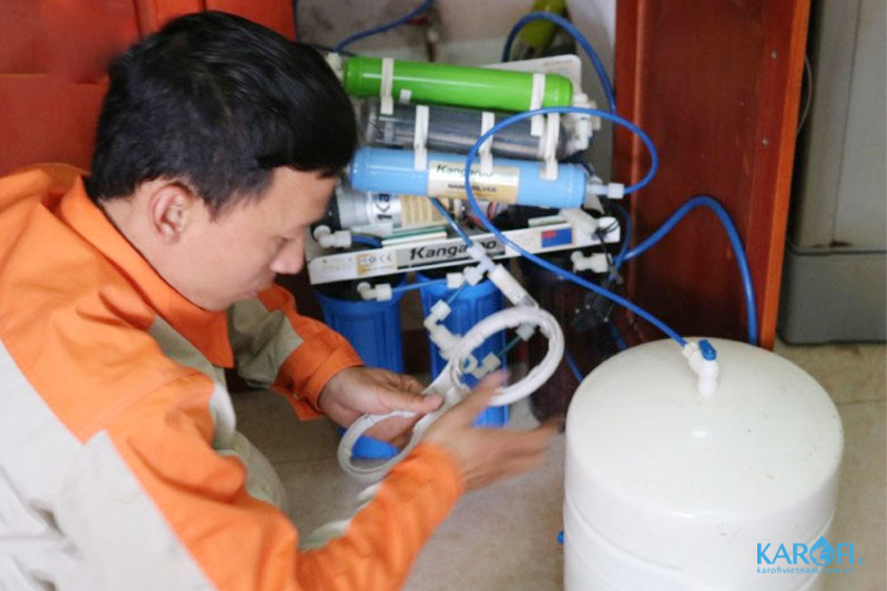 máy lọc nước karofi ra nhiều nước thải