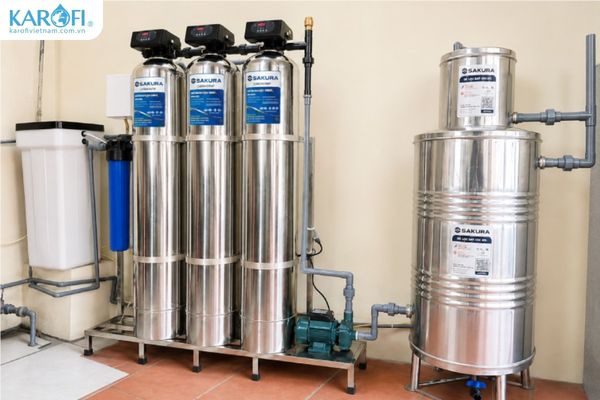 Hình ảnh lắp đặt thực tế tại biệt thự Thường Tín