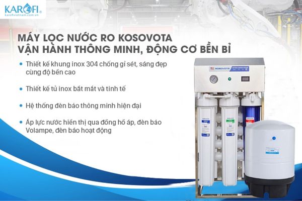 Máy lọc nước công suất lớn Kosovota KSV-100A -  Đảm bảo nguồn nước an toàn