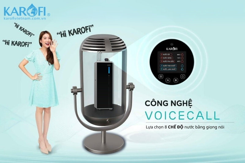 Máy lọc nước điều khiển bằng giọng nói Karofi S88 Pro Max