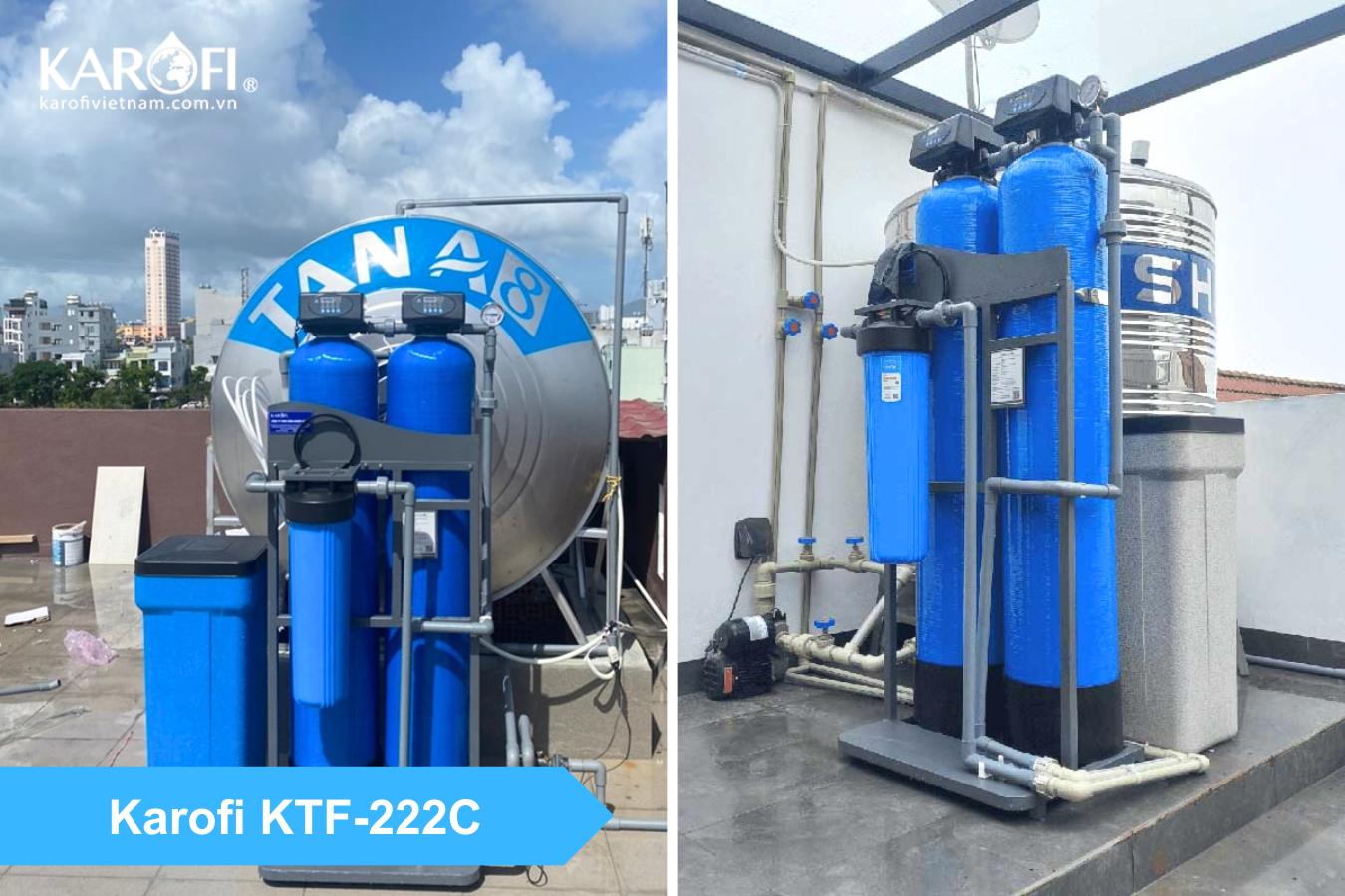 Máy lọc nước nhiễm phèn Karofi KTF-222C