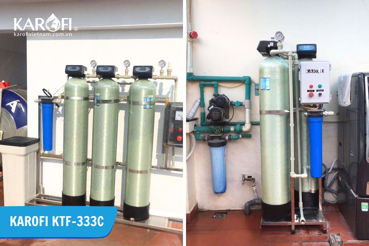 Máy lọc nước nhiễm phèn Karofi KTF-333C