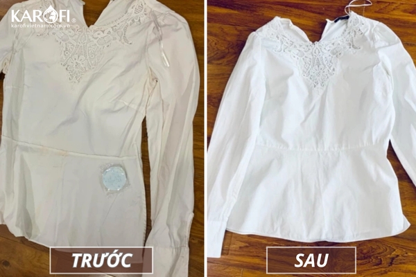 Lắp đặt lọc tổng đầu nguồn Karofi cho quần áo hạn chế ố vàng
