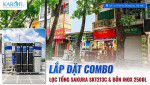 Hoàn Thiện Lắp Đặt Combo Lọc Tổng Sakura Và Bồn Inox Tại La Thành, Đống Đa