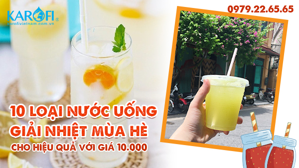 Nước uống giải nhiệt tốt cho sức khỏe nhưng vẫn giữ nguyên giá trị dinh dưỡng?
