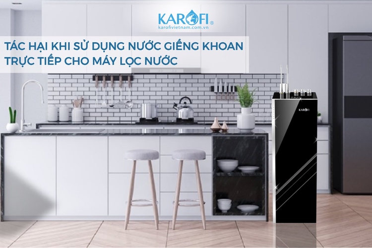 Những vấn đề khi dùng nguồn nước giếng khoan cho máy lọc nước RO