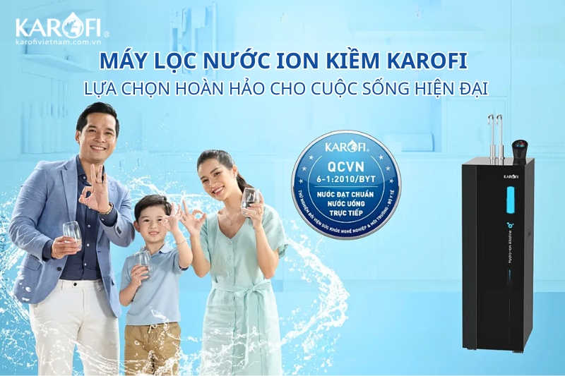 Máy lọc nước ion kiềm cải thiện cuộc sống   