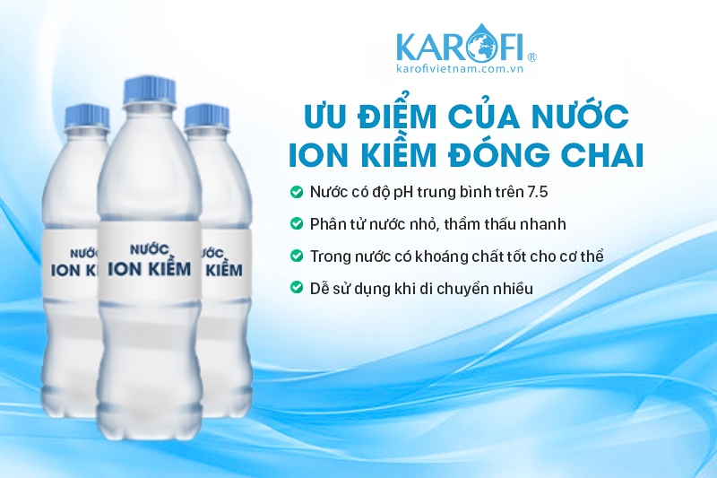 Nhược điểm nước kiềm đóng chai