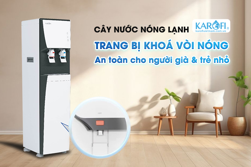 Khóa vòi nóng lạnh an toàn cho người già và trẻ em