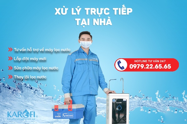 Liên hệ Karofi Việt Nam để được hỗ trợ sửa máy lọc nước tại nhà