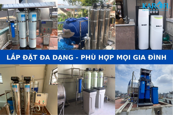 Hệ thống lọc tổng xử lý nước giếng đào bị đục cực hiệu quả