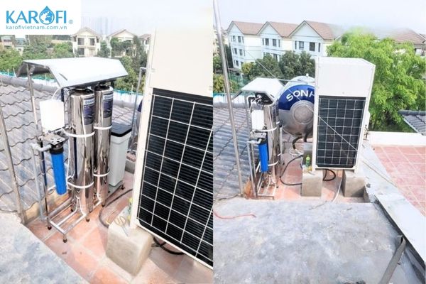 Hình ảnh lắp đặt thực tế tại công trình ở Vinhomes Thăng Long