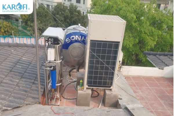 Hình ảnh lắp đặt thực tế tại công trình ở Vinhomes Thăng Long