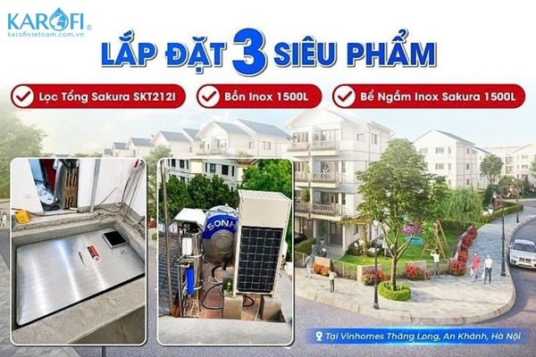 Hoàn tất bàn giao đơn hàng 50 triệu cho khách hàng tại Vinhomes Thăng Long