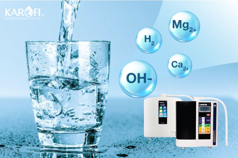 Nước Kangen Water chứa nhiều vi khoáng, khoáng chất có lợi cho cơ thể