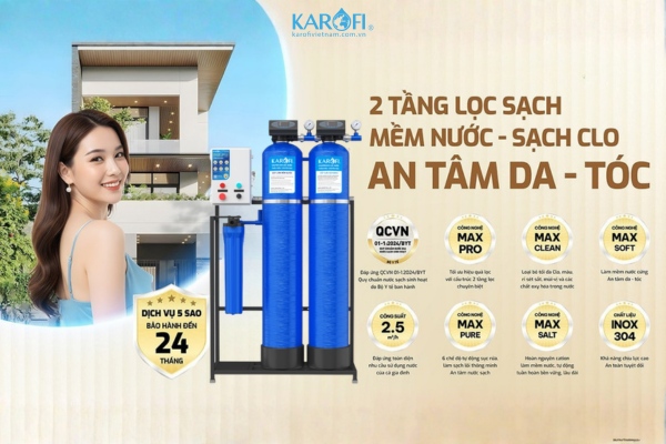 Hệ thống lọc nước giếng khoan Karofi KTF-332CT