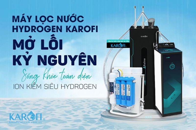 Máy lọc nước ion kiềm giả pháp an toàn sức khỏe cho mọi nhà