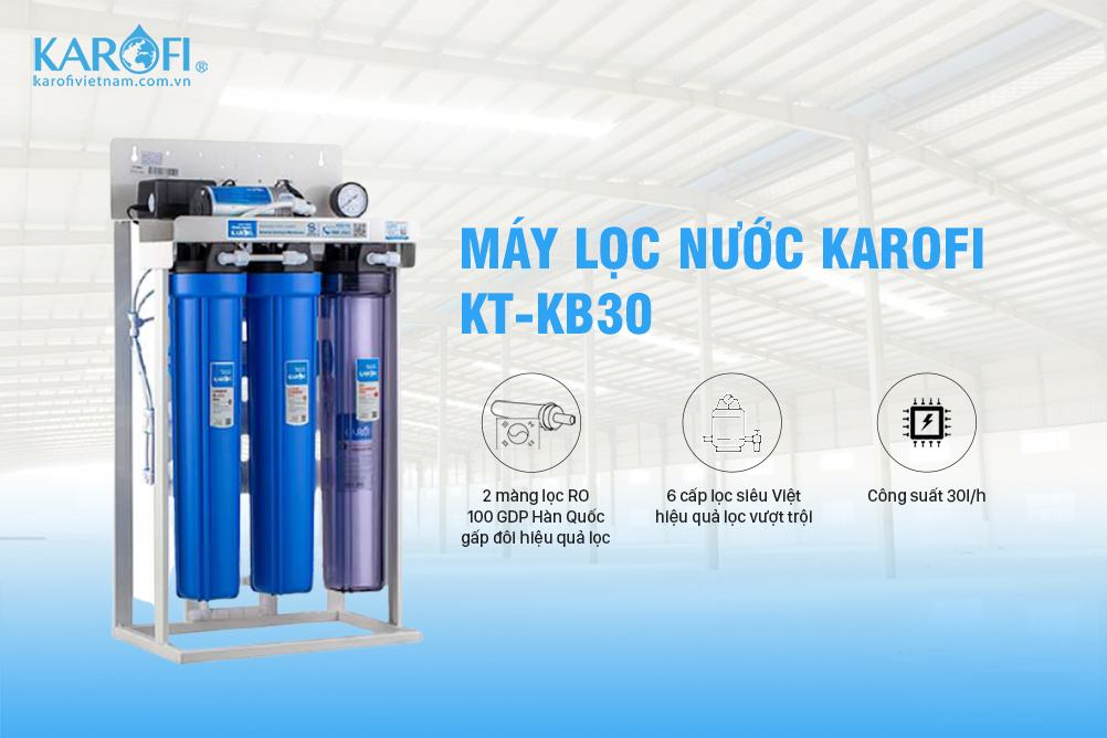 Máy lọc nước bán công nghiệp 30L/H Karofi KT-KB30 