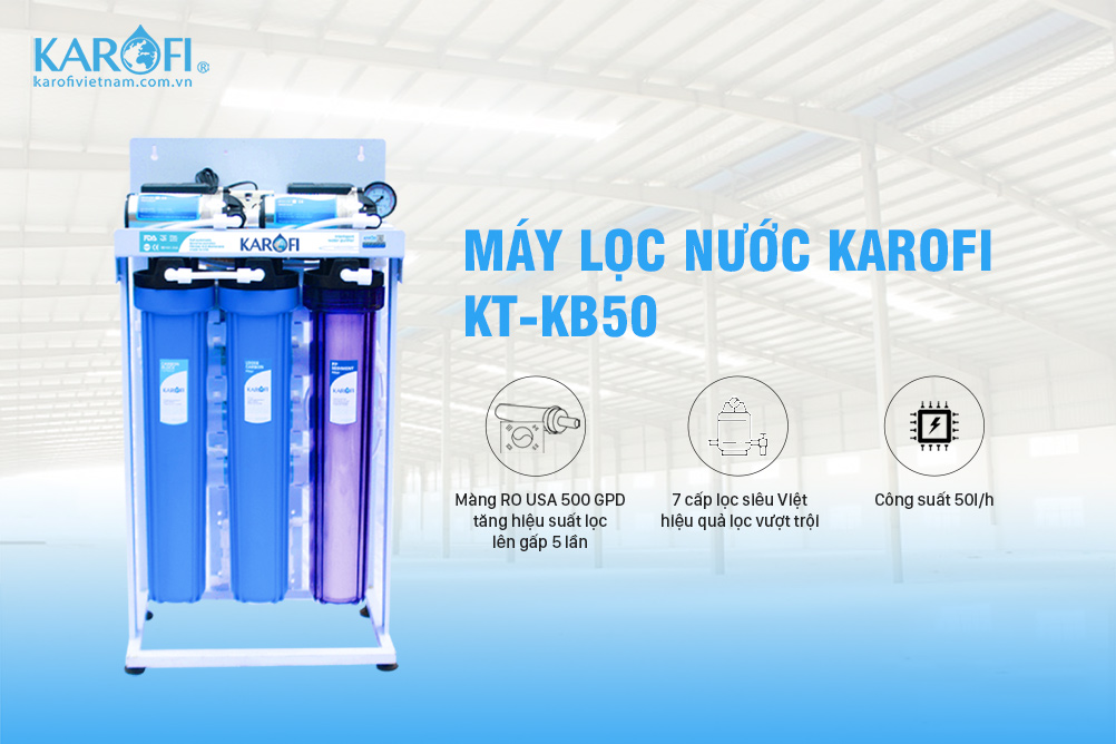 Máy lọc nước bán công nghiệp 50L/H Karofi KT-KB50 