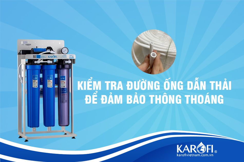 Kiểm tra đường ống dẫn nước thải