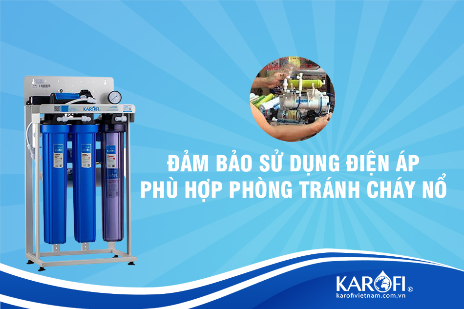 Kiểm tra điện áp máy lọc nước