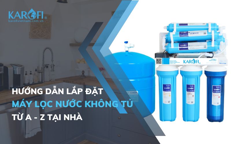 lắp đặt máy lọc nước không tủ