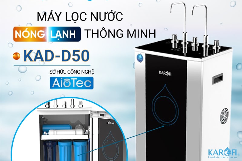 đánh giá máy lọc nước Karofi KAD-D50