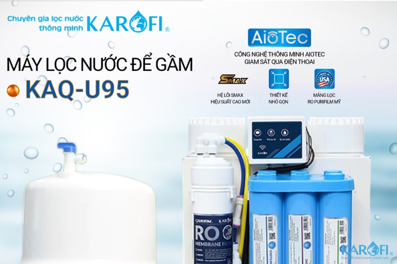 hướng dẫn lắp máy lọc nước karofi U95