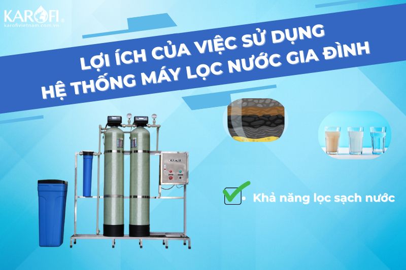 Khả năng lọc sạch nước