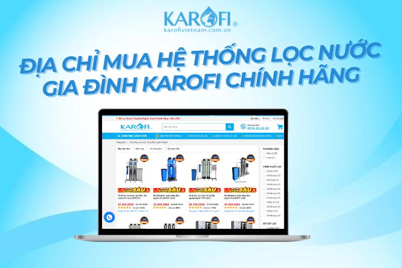 Địa chỉ mua hệ thống lọc tổng gia đình