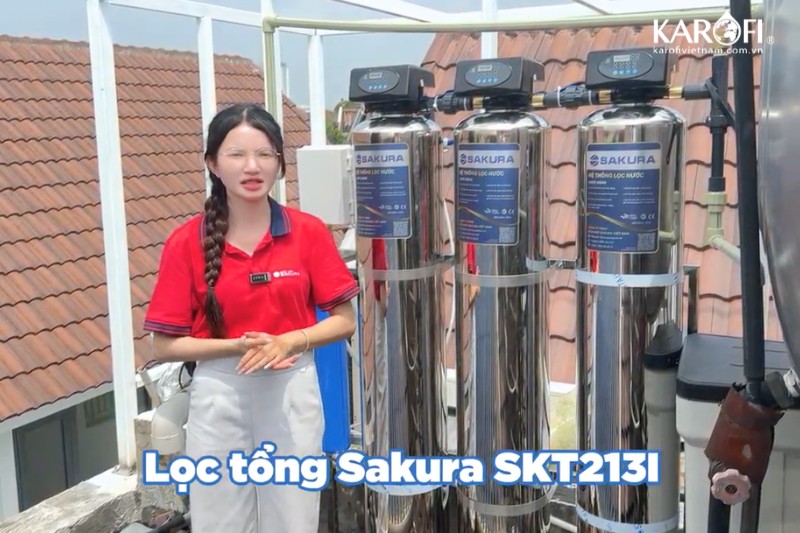 Bàn giao hệ thống lọc tổng Sakura SKT213I tại Vinhomes Riverside