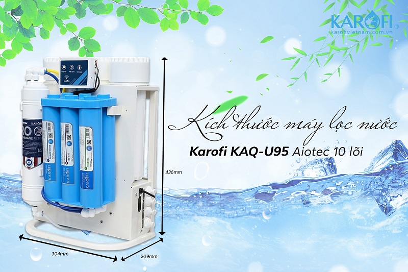 Karofi KAQ-U95 phù hợp với mọi không gian đặt máy