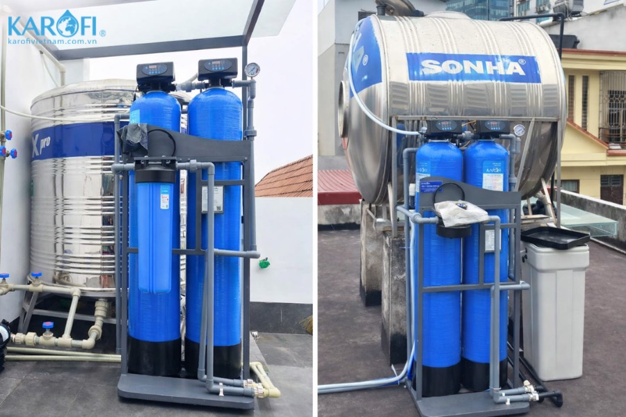 Máy lọc nước nhiễm phèn Karofi KTF-222CT