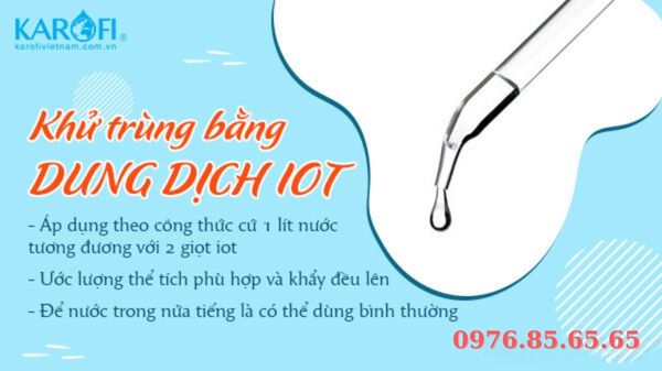 Cách xử lý nước giếng dùng iot