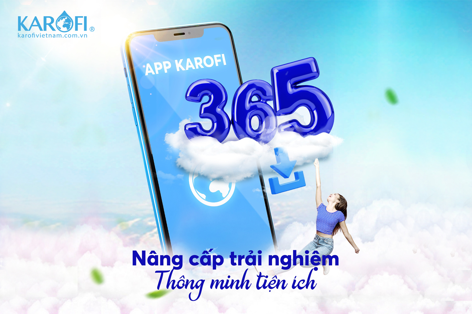 Karofi 365 - quản lý và theo dõi máy lọc nước từ xa thông qua Smartphone