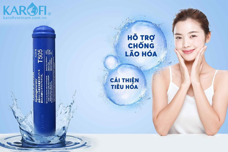Karofi Việt Nam nâng cấp lõi lọc ion kiềm giàu Hydrogen cho khách hàng 