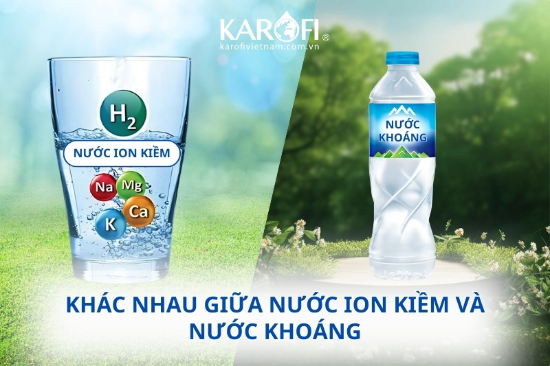 Tìm Hiểu Sự Khác Biệt Giữa Nước Ion Kiềm Và Nước Khoáng