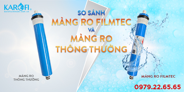 So Sánh Màng Lọc RO DOW Filmtec Với Các Lõi Lọc Thông Thường