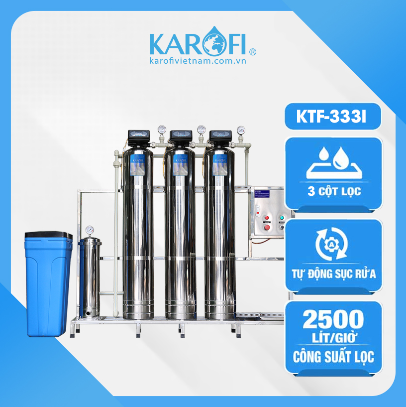 Hệ thống lọc nước tổng đầu nguồn Karofi KTF-333I