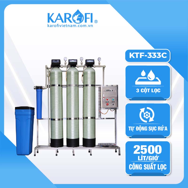 Hệ thống lọc nước tổng đầu nguồn Karofi KTF-333C