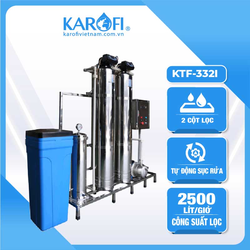 Hệ thống lọc nước tổng đầu nguồn Karofi KTF-332I