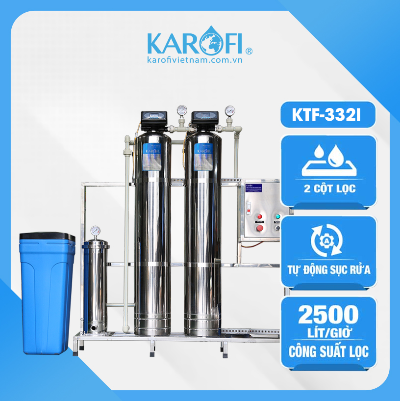 Hệ thống lọc nước tổng đầu nguồn Karofi KTF-332I