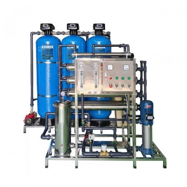   Hệ thống lọc nước tinh khiết tự động sục rửa tủ điện 1 pha SAKURA 2000L/H STK2000AT1P