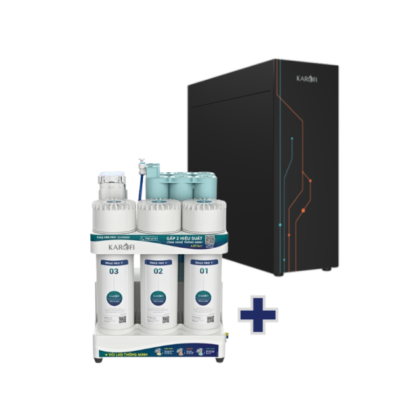  Máy lọc nước để gầm tích hợp máy làm nóng lạnh để bàn KAQ-U95 Pro + KAO-T90