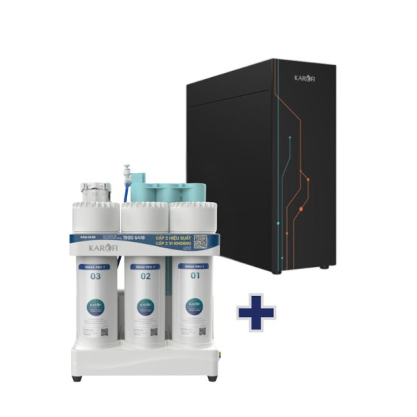  Máy lọc nước để gầm tích hợp máy làm nóng lạnh để gầm KAQ-U05 Pro + KAO-T90