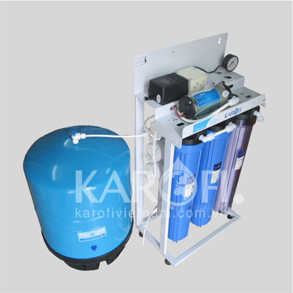 Máy lọc nước RO bán công nghiệp Karofi KB80 (có tủ inox, có bình áp)